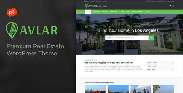 Avlar – Real Estate Theme