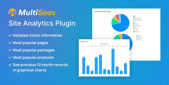 Site Analytics Plugin – MultiSaas – Multi-Tenancy Multipurpose Website Builder (SAAS)