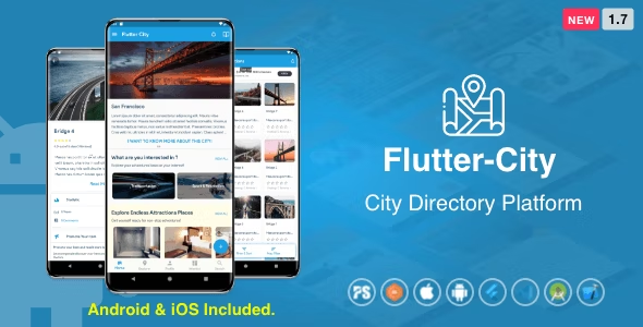 Flutter City ( Directory, City Tour Guide, Business Directory, Travel Guide, Booking ) 1.9