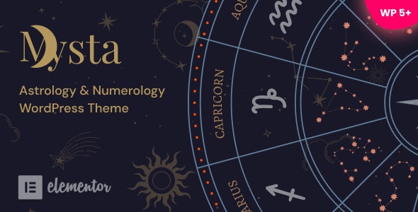 Mysta – Astrology  Numerology WordPress Theme