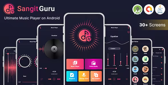 SangitGuru – Music Player, Ringtone Maker, Voice Recorder  Radio Streaming Android App