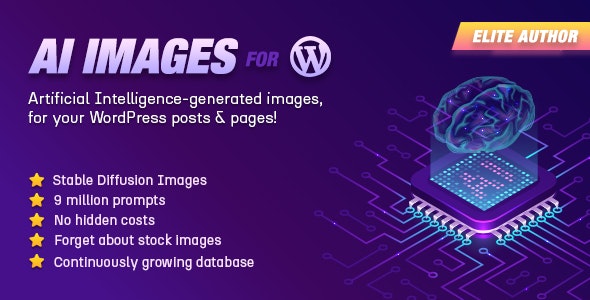 AI Images for WordPress – Use Artificial Intelligence generated images in your posts and pages