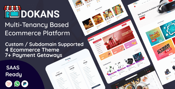 DOKANS – Multitenancy Based Ecommerce Platform (SAAS) 3.9.2