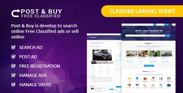 Post and Buy – Classified Ads Listings