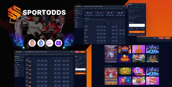 Sportodds – Sports Betting Website HTML Template