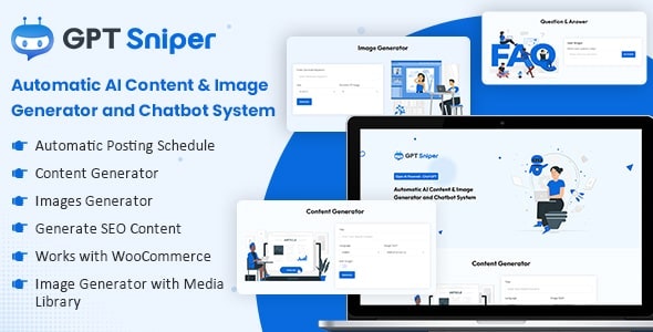 GPT Sniper – Automatic AI Content Generator and Chat GPT WordPress Plugin