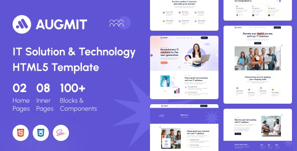 Augmit – IT Solution and Technology HTML Template