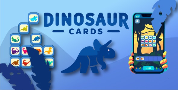 Dinosaur Cards – HTML5 – Construct 3