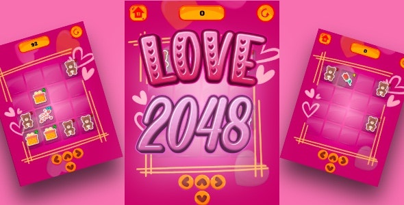 Love 2048 – Cross Platform Puzzle Game