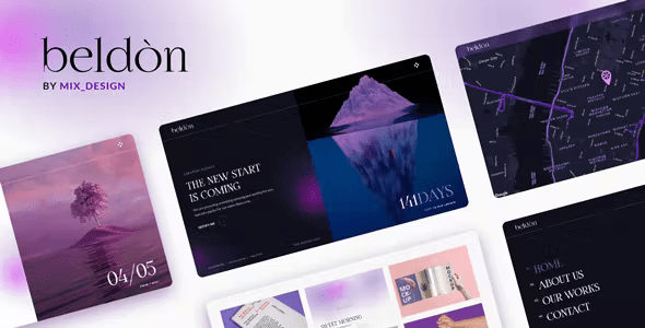 Beldon – Coming Soon and Landing Page Template