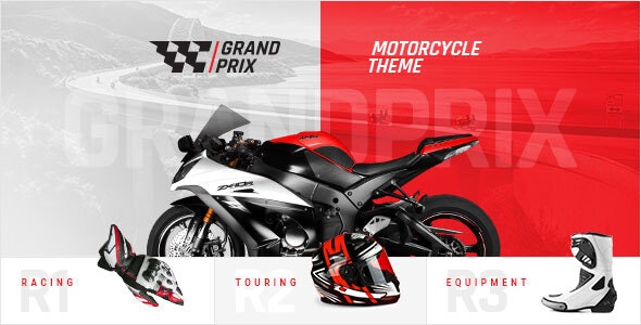 GrandPrix – Motorcycle WordPress Theme 1.5