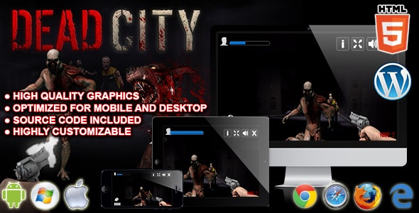 Dead City – HTML5 Shooting Game