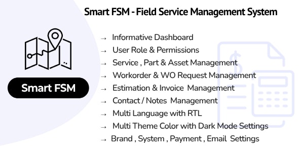 Smart FSM SaaS – Field Service Management System