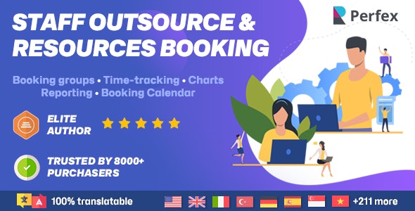 Staff Outsourcing & Resources Booking module for Perfex CRM – Outsource your employees  1.0b