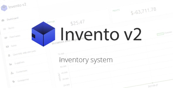 Invento v2 – Inventory system