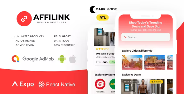 AffiLink Mobile – Affiliate Link Sharing Platform 3.0.0