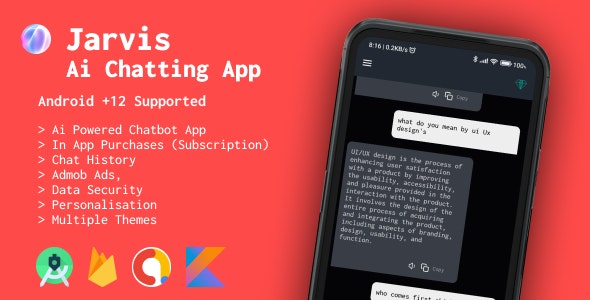 Jarvis – Android GPT-3 App