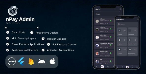 nPay Admin – Control App For nPay Digital Wallet