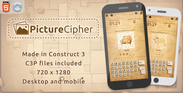 PictureCipher – HTML5 Educational Game