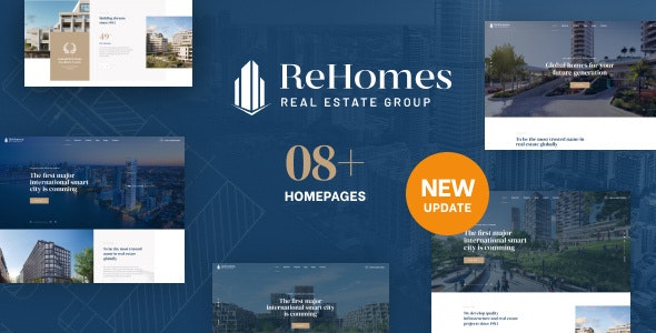 Rehomes – Real Estate Group WordPress Theme