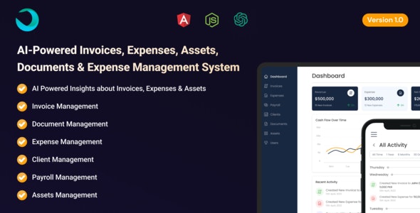 AI-Powered Invoices | Billing | Expenses | Assets | Documents | Payroll | Clients Management System