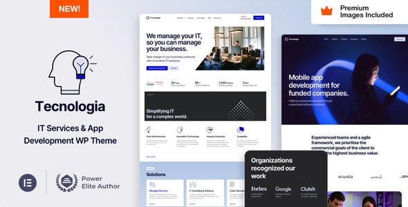 Tecnologia – IT SAAS Software Technology WordPress Theme