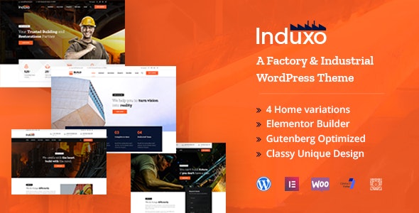 Induxo – Industry WordPress Theme