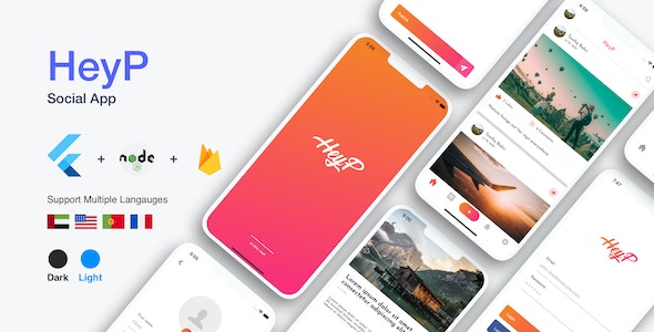 HeyP – Flutter Social App