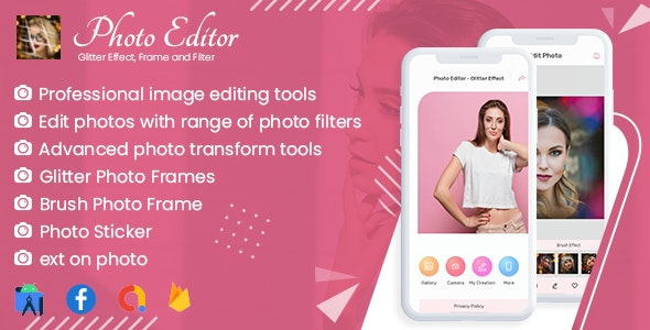 PhotoArt PhotoEditor – Glitter Effect, Frame and Filter | Android 11 Support