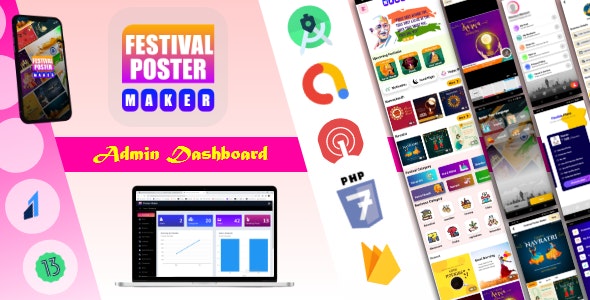 Poster Banao – Poster Maker ,Festival  Business  Political , AdBanao Clone Poster Maker App 2.0