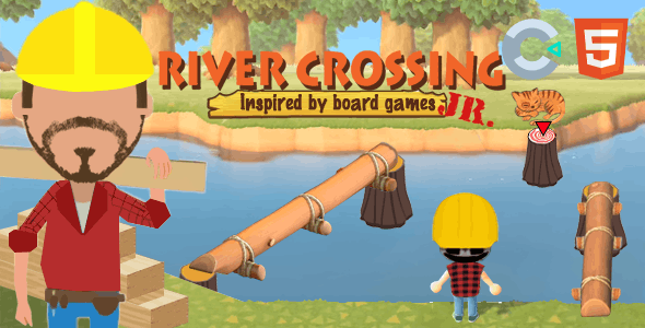 River Crossing JR (HTML5 Game – Construct 3)