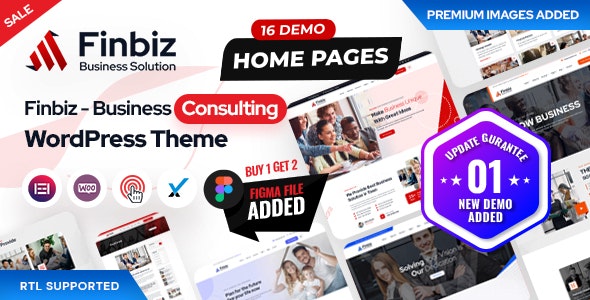 Finbiz – Consulting Business WordPress Theme