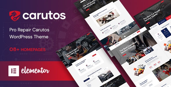 Carutos – Car Repair Services  Auto Parts WooCommerce WordPress Theme