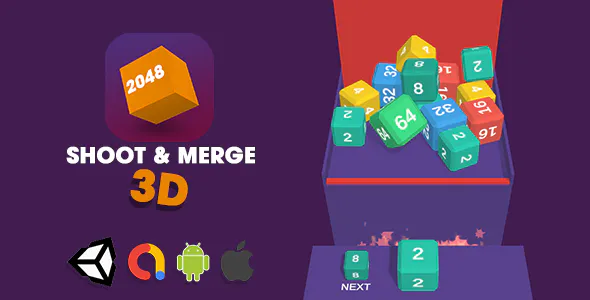 Shoot & Merge Number 3D – Unity Source Code