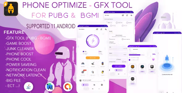 Phone Optimize – GFX Tool For PUBG and BGMI – RAM Boost – Game Booster 1.2.1