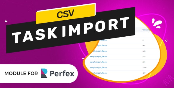 CSV Task Import Module for Perfex CRM 1.1.0