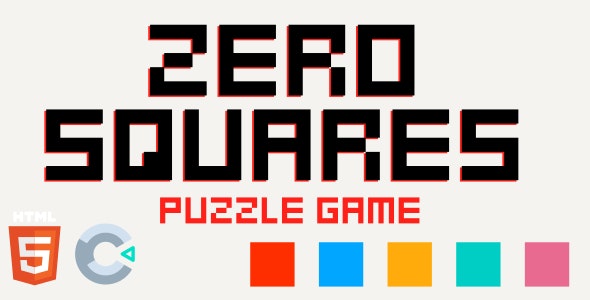 Zero Squares – Puzzle Game – HTML5 (Construct 3)