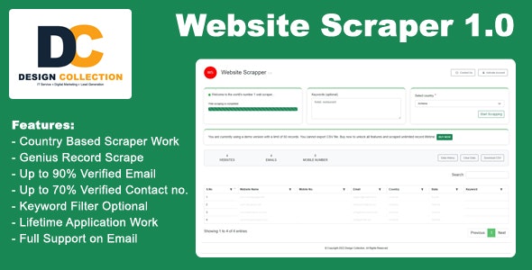 Website Scraper 1.0