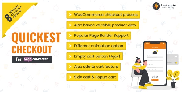 WooCommerce All in One Cart and Checkout | Side Cart, Popup Cart and One Click Checkout – Instantio