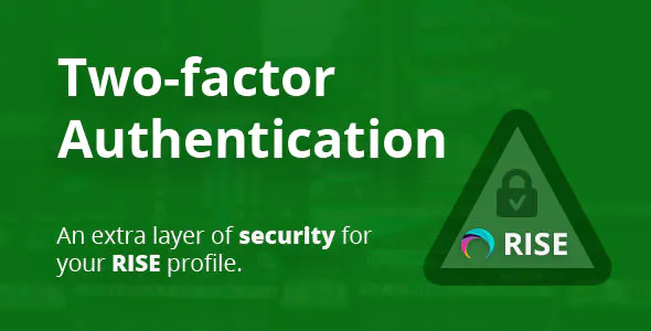 Two-factor Authentication for RISE CRM 1.1.1