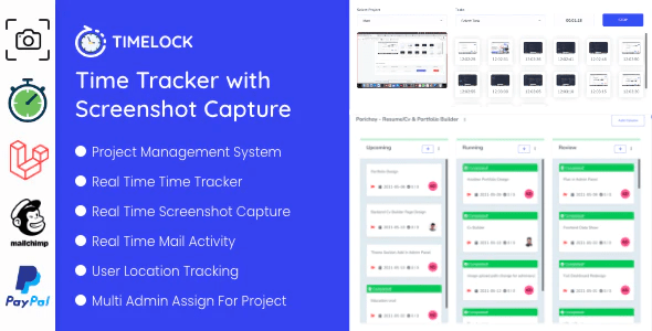 Timelock – Project Management System With Screenshot Capture 1.5