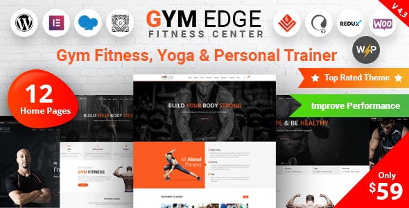 Gym Edge – Fitness WordPress Theme 4.3.1