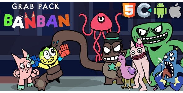 GrabPack BanBan- HTML5 game – Construct 3 – C3p