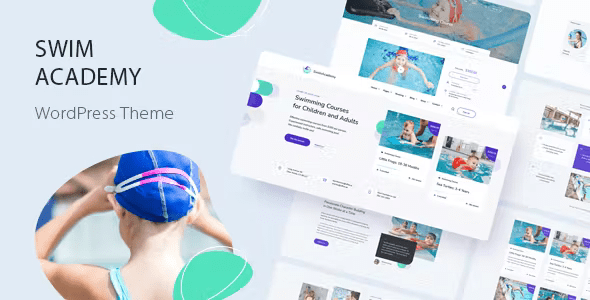 SwimAcademy – Swimming School  Course Booking WordPress Theme