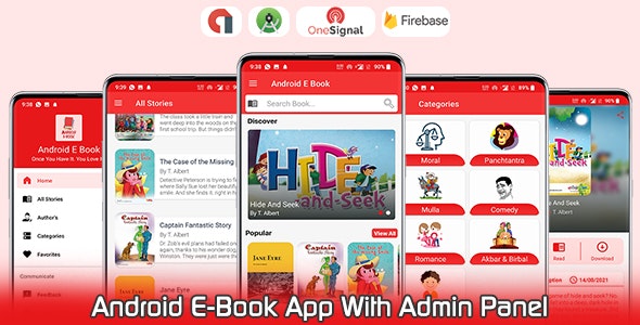 Android E-Book App – Admin Panel – Admob & FAN