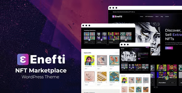 Enefti – NFT Marketplace Theme 2.0.2