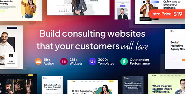 Rise – Business  Consulting WordPress Theme 3.0.8