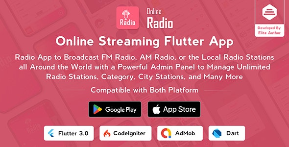 Radio Online – Flutter Full App 1.0.5