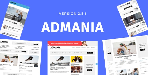 Admania – Adsense WordPress Theme With Gutenberg Compatibility 2.5.3