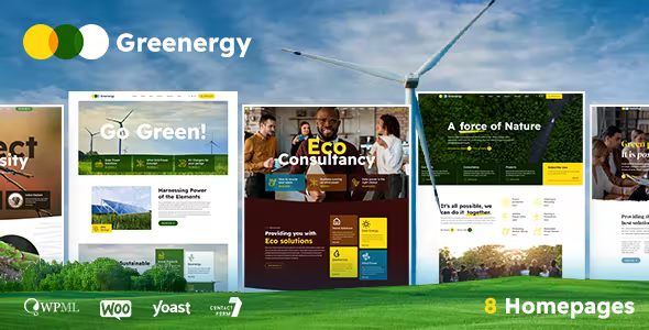 Greenergy – Ecology & Environment WordPress Theme 1.0.9